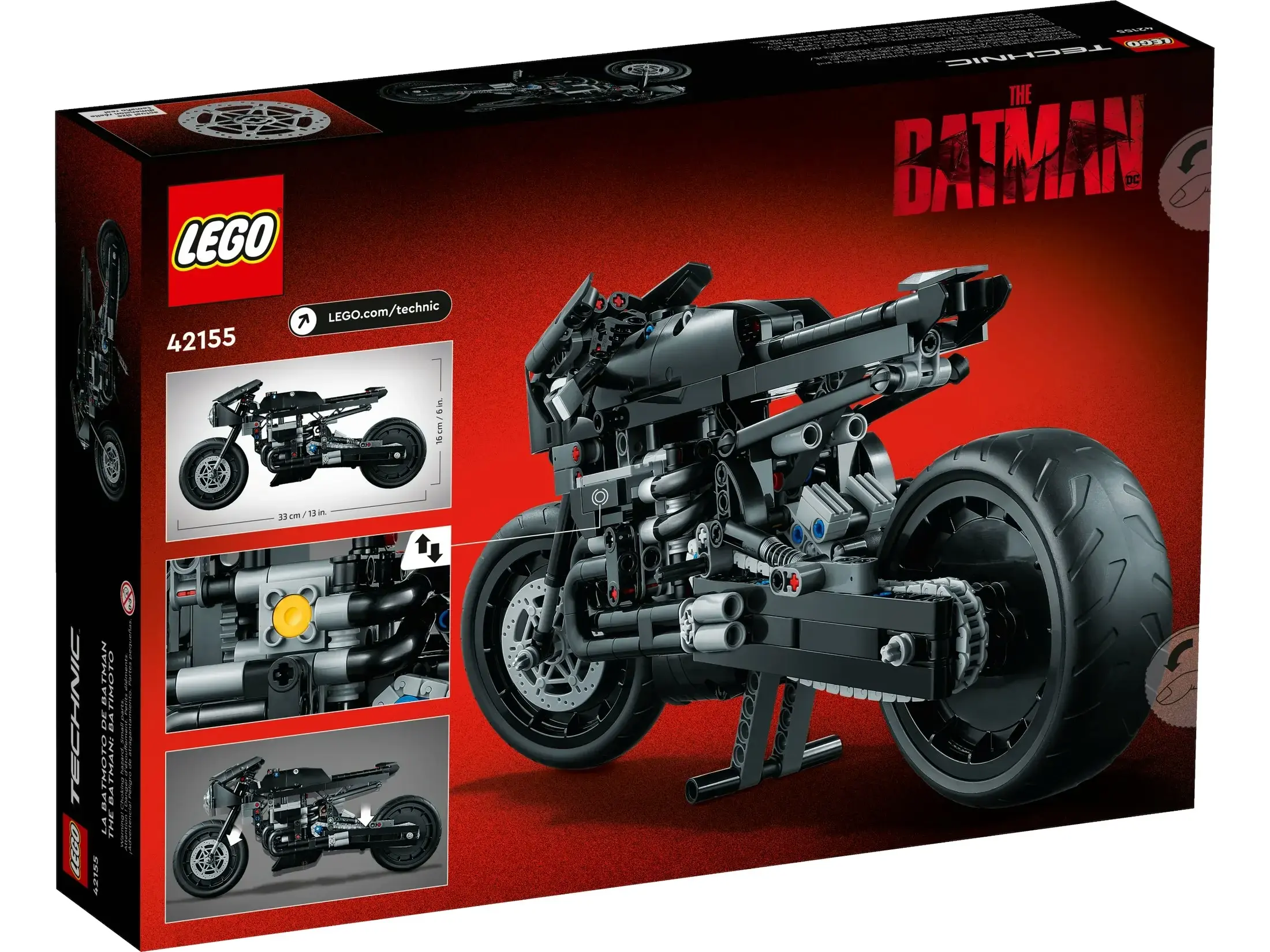 LEGO 42155 THE BATMAN - BATCYCLE™ - Technic