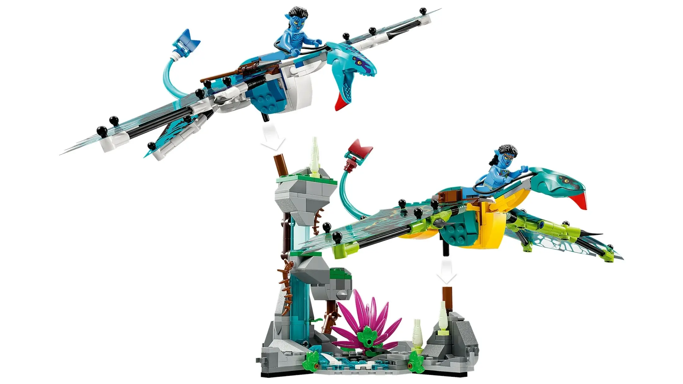 LEGO 75572 Jake and Neytiri’s First Banshee Flight - Avatar