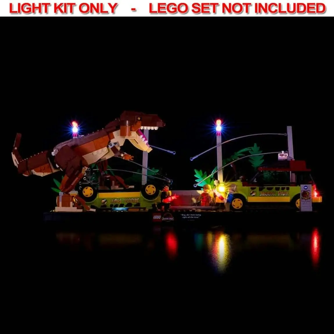 Light My Bricks - LIGHT KIT for LEGO T. Rex Breakout 76956 - Light My Bricks