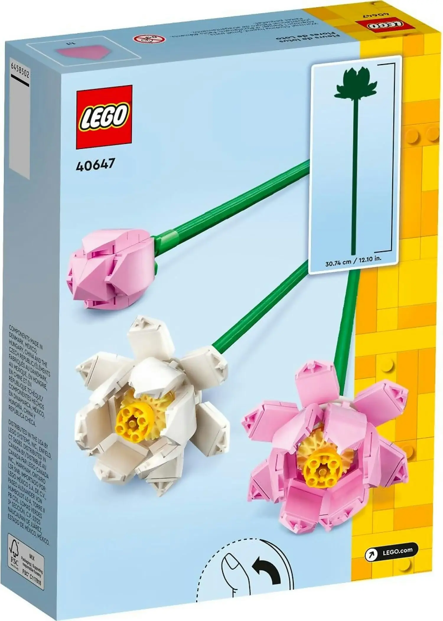 LEGO 40647 Lotus Flowers - Icons Botanical Collection