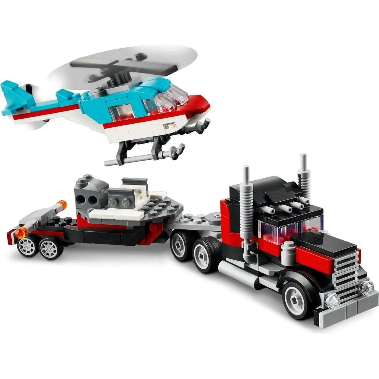 LEGO 31146 Flatbed Truck with Helicopter - Creator 3in1