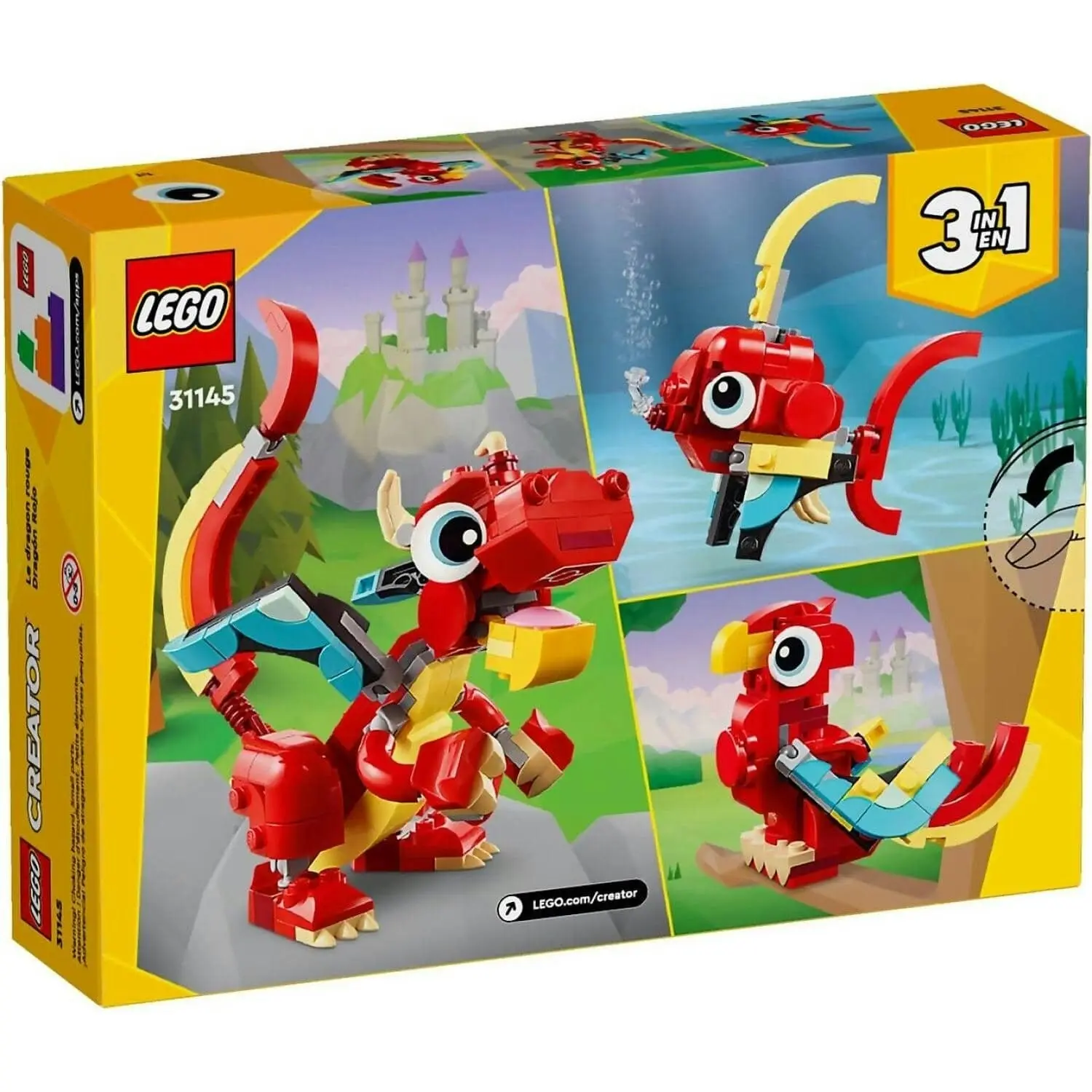 LEGO 31145 Red Dragon - Creator 3in1