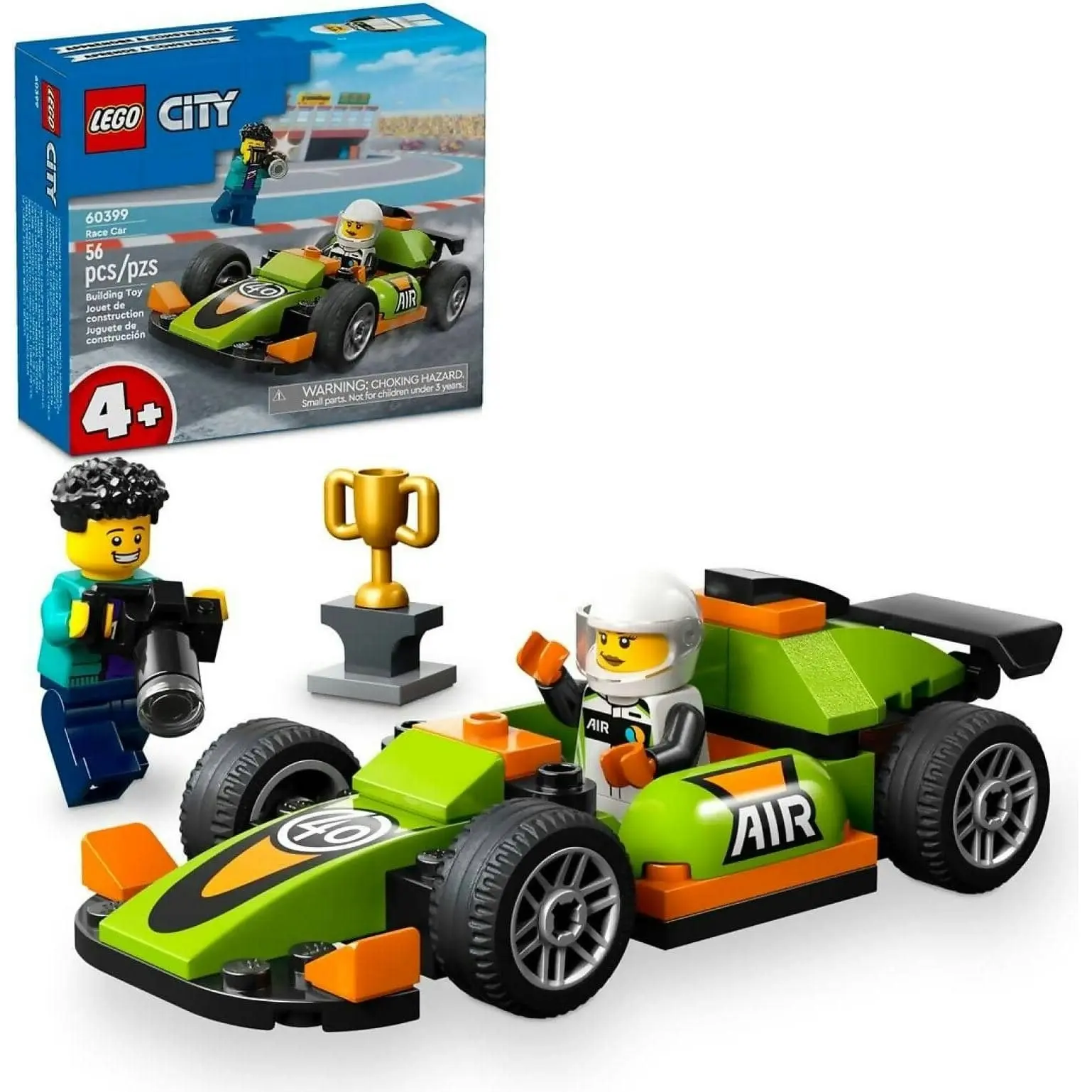 LEGO 60399 Green Race Car - City 4+