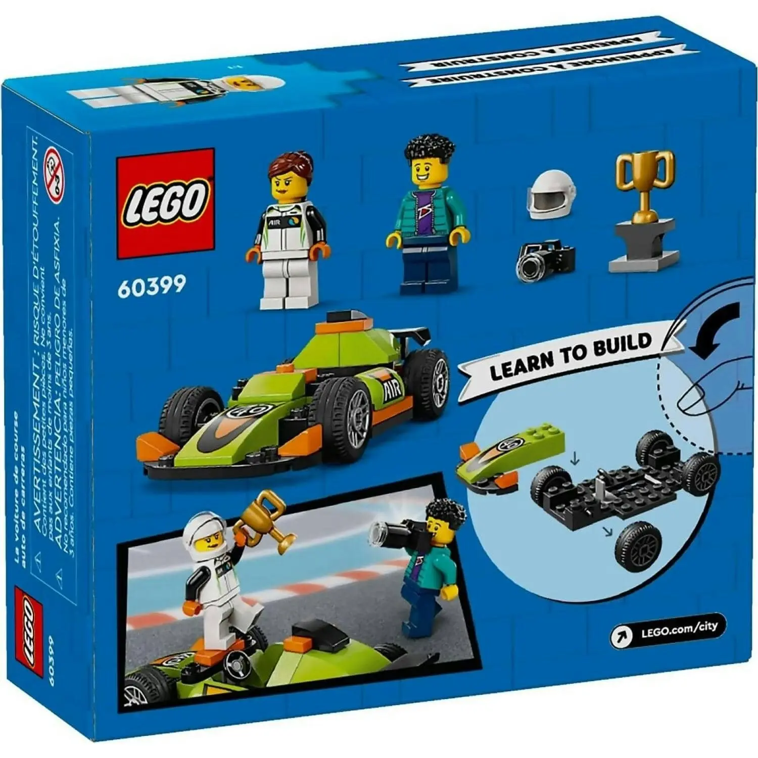 LEGO 60399 Green Race Car - City 4+