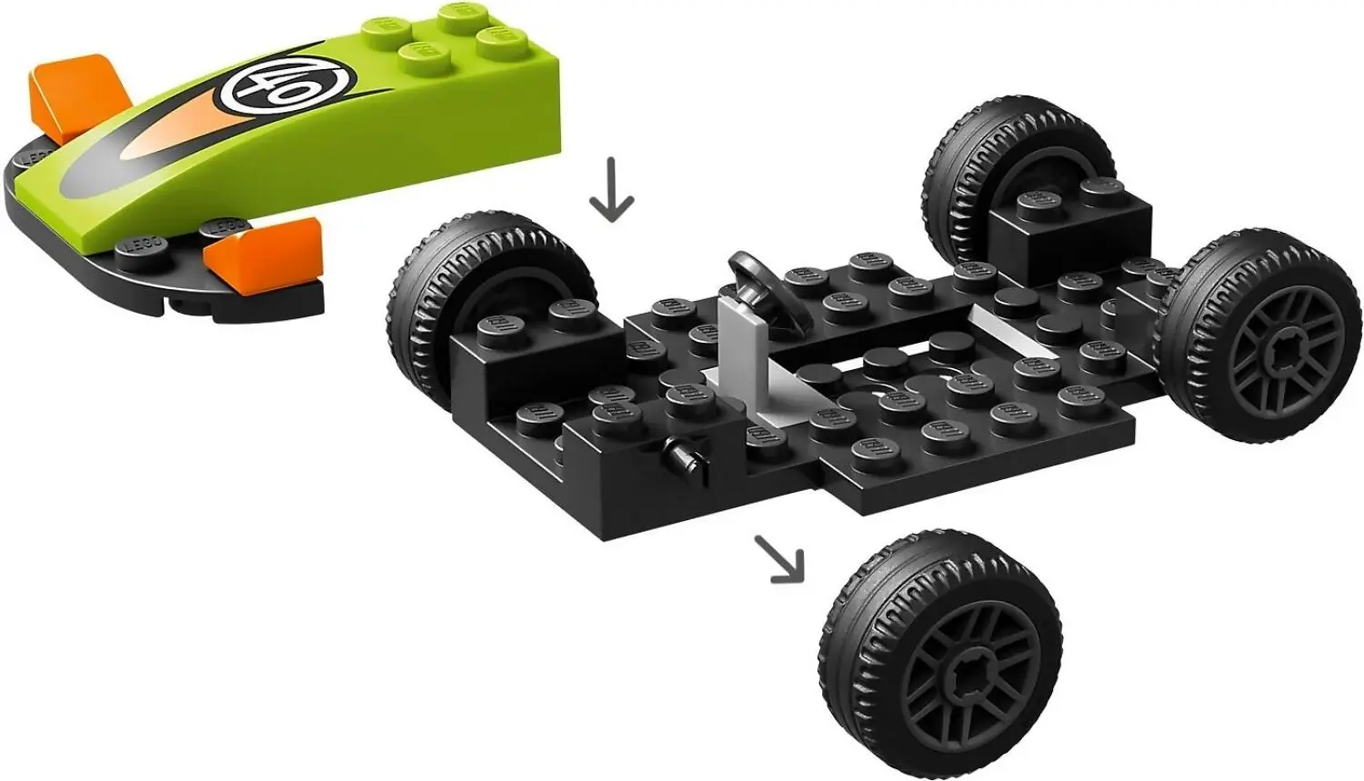 LEGO 60399 Green Race Car - City 4+