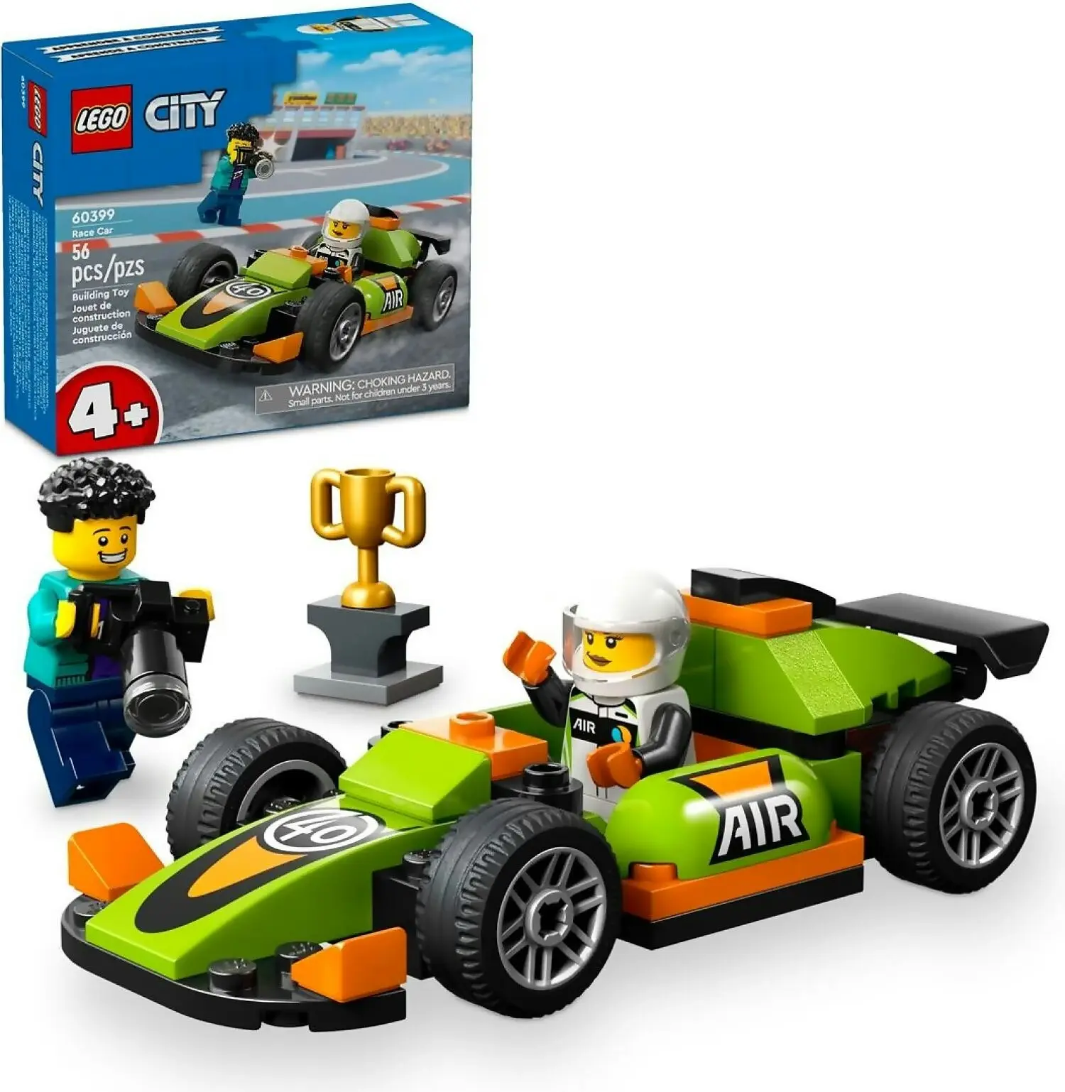 LEGO 60399 Green Race Car - City 4+