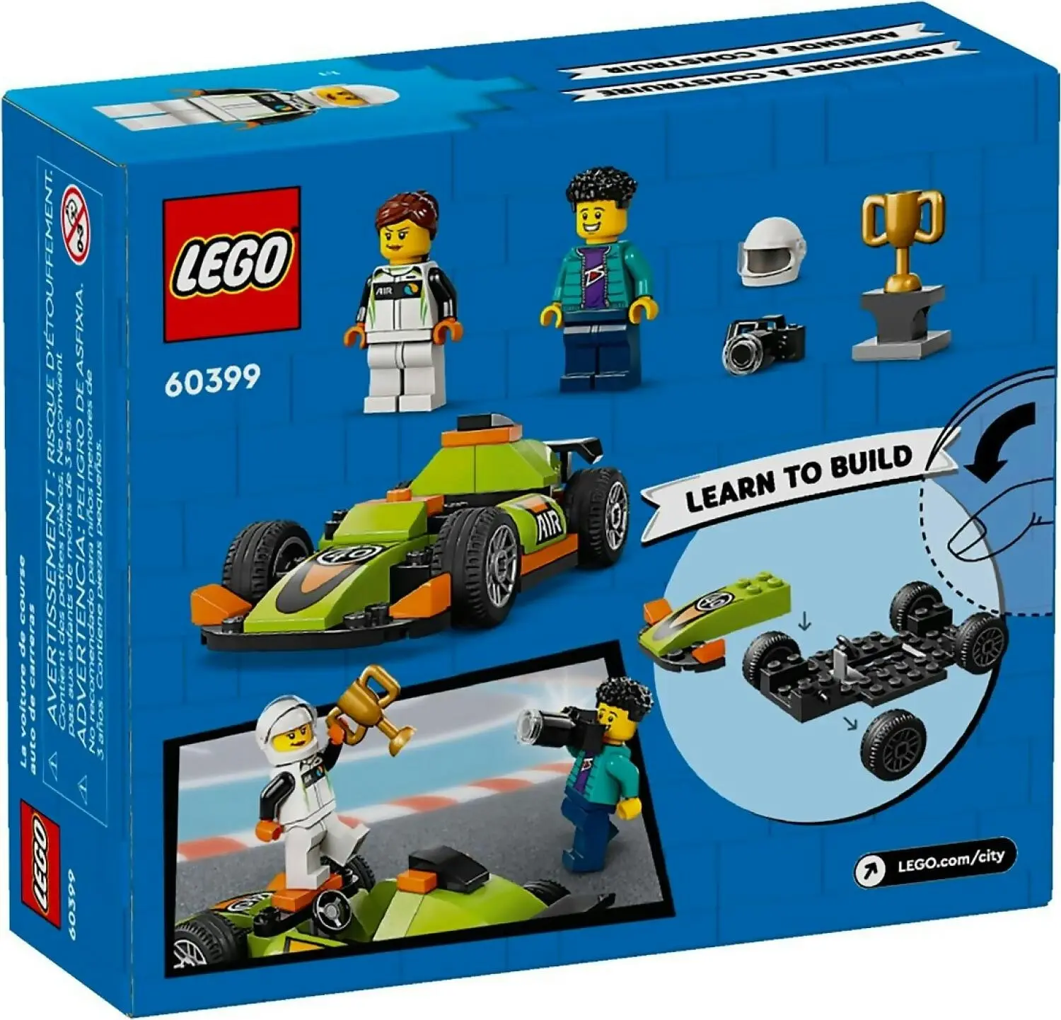 LEGO 60399 Green Race Car - City 4+