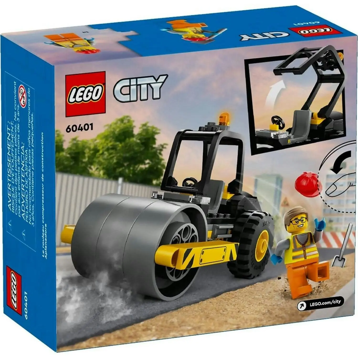 LEGO 60401 Construction Steamroller - City