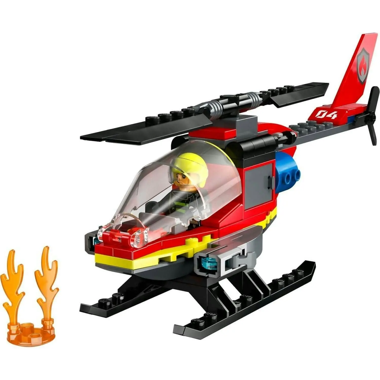 LEGO 60411 Fire Rescue Helicopter - City