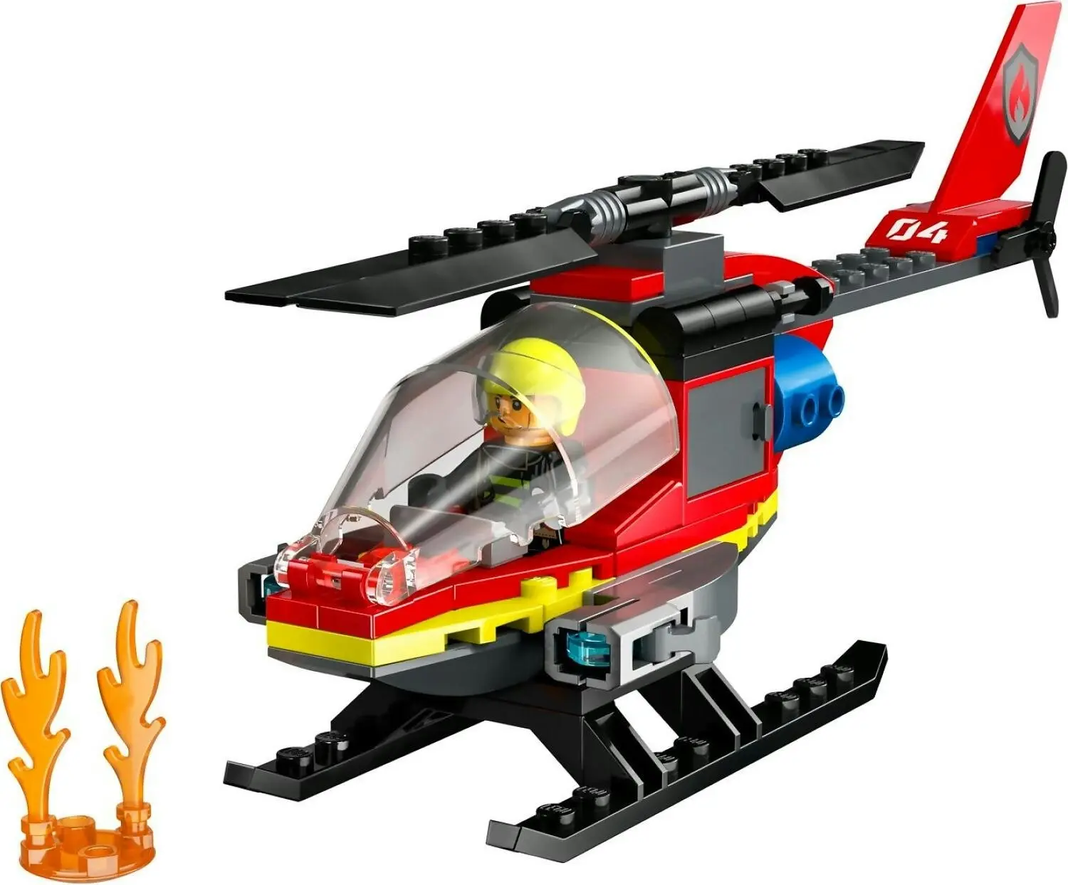 LEGO 60411 Fire Rescue Helicopter - City