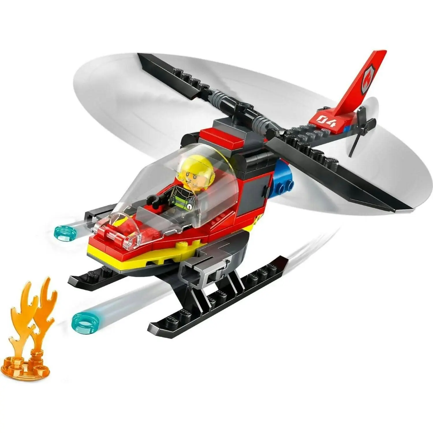 LEGO 60411 Fire Rescue Helicopter - City