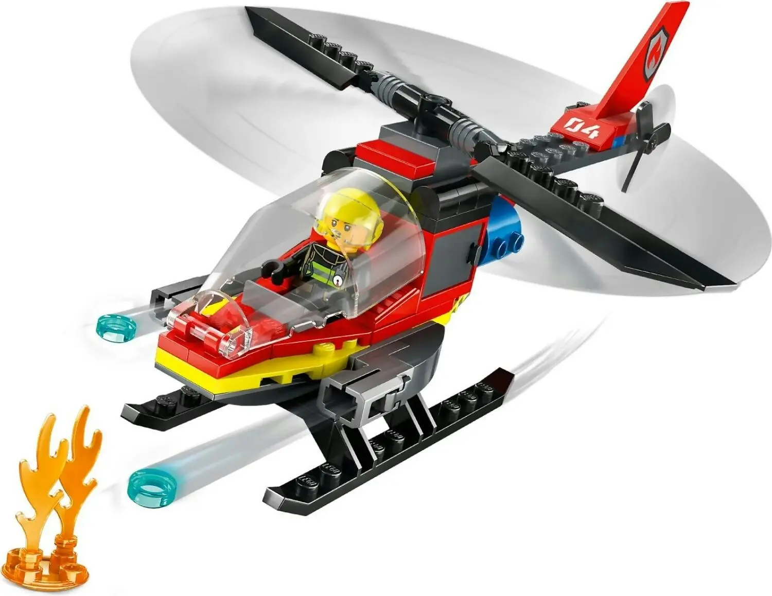 LEGO 60411 Fire Rescue Helicopter - City