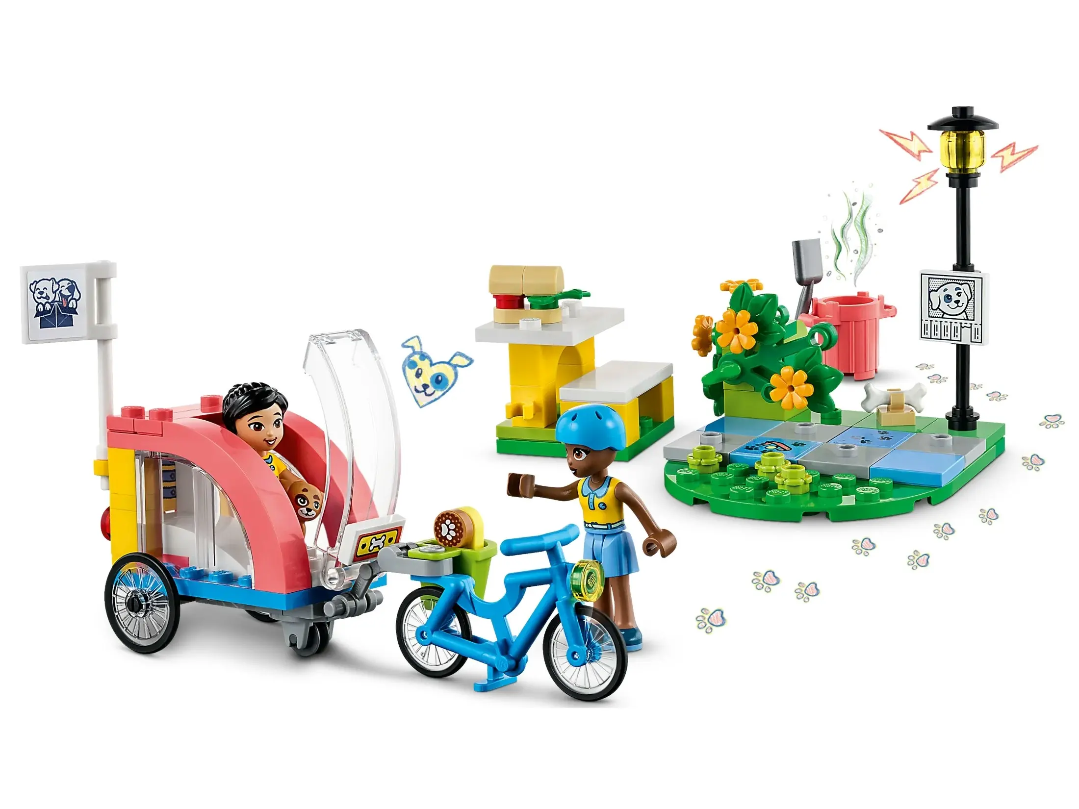 LEGO 41738 Dog Rescue Bike - Friends