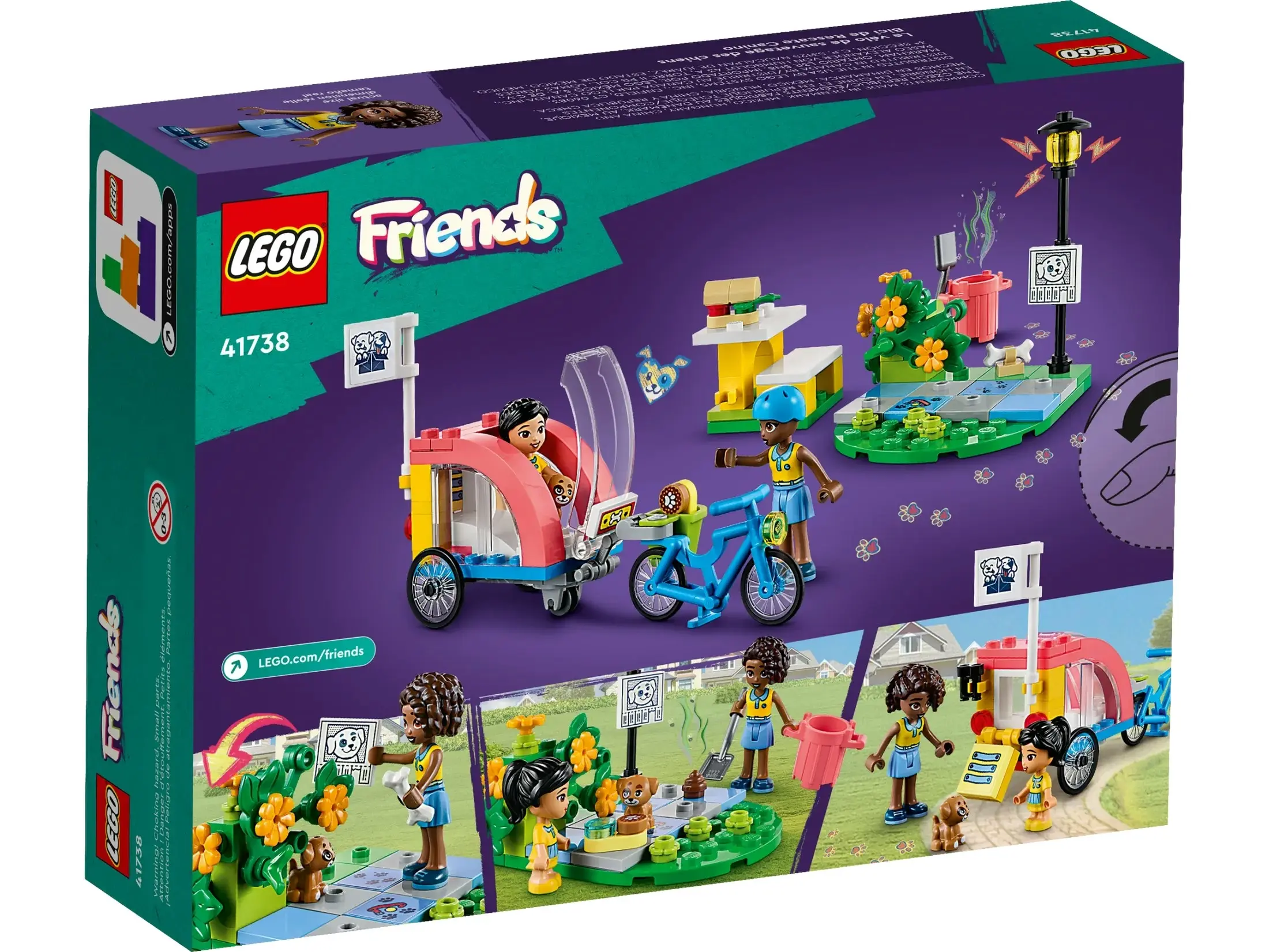 LEGO 41738 Dog Rescue Bike - Friends