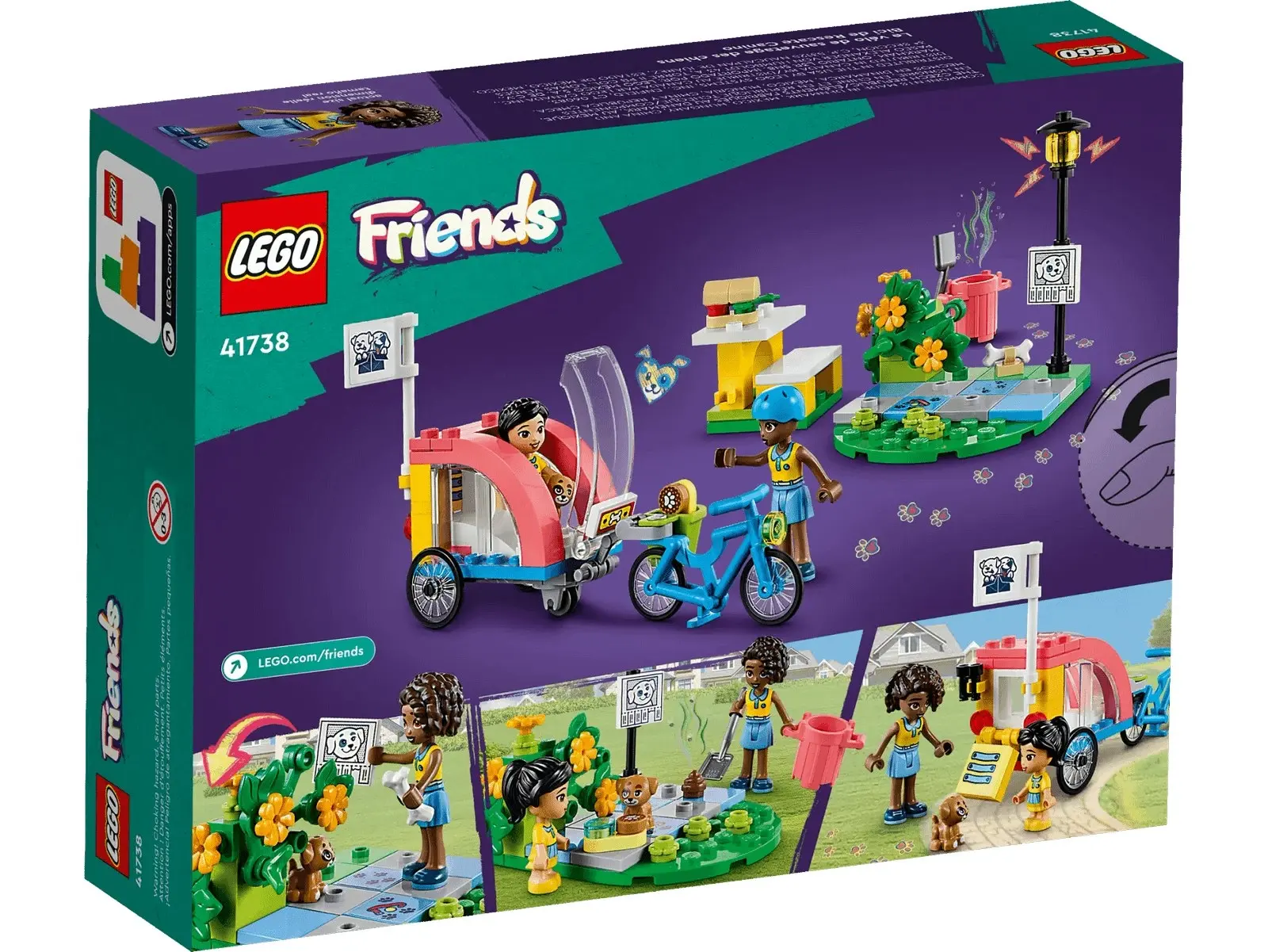 LEGO 41738 Dog Rescue Bike - Friends