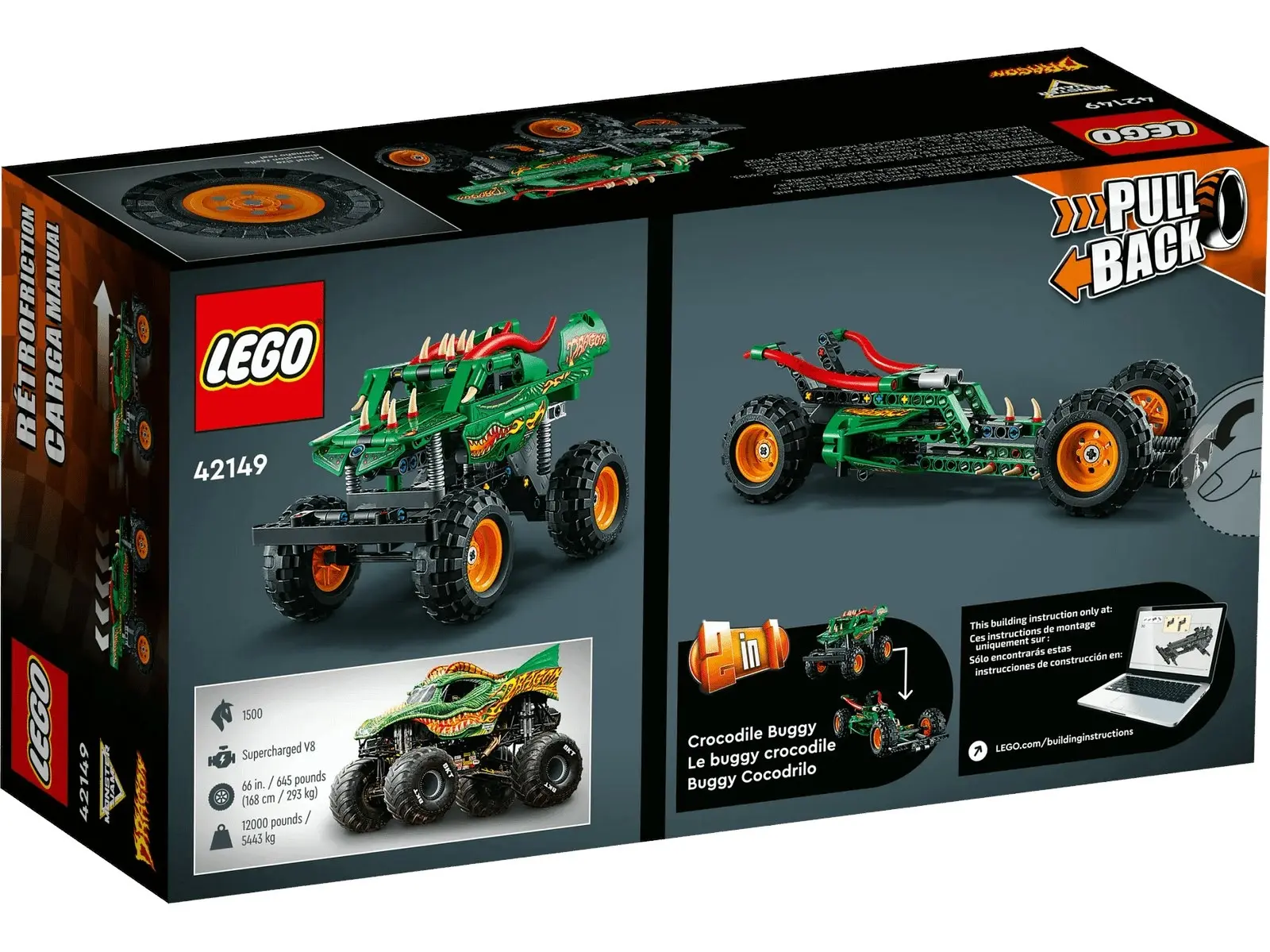 LEGO 42149 Monster Jam™ Dragon™ - Technic