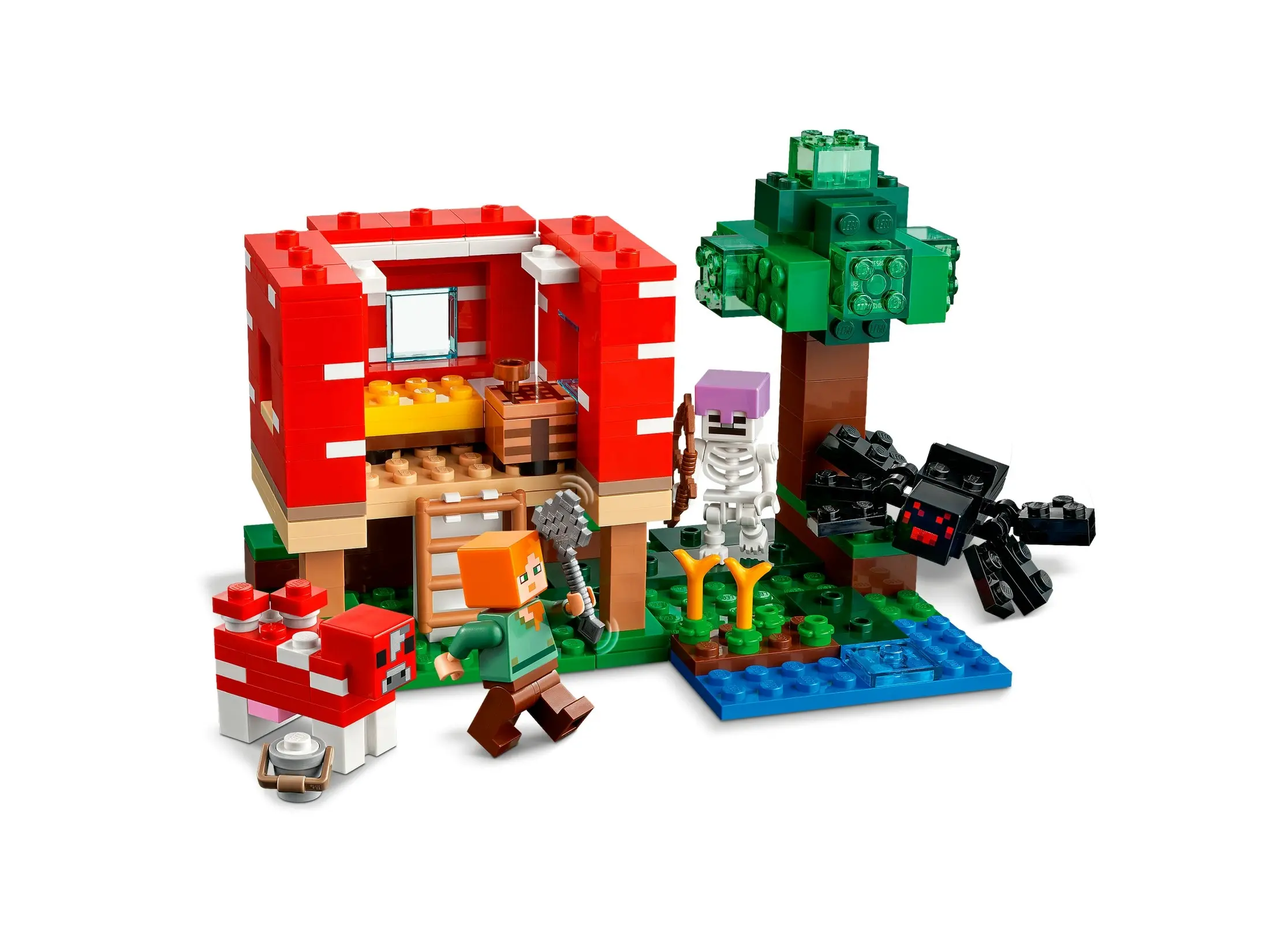 LEGO 21179 The Mushroom House - Minecraft