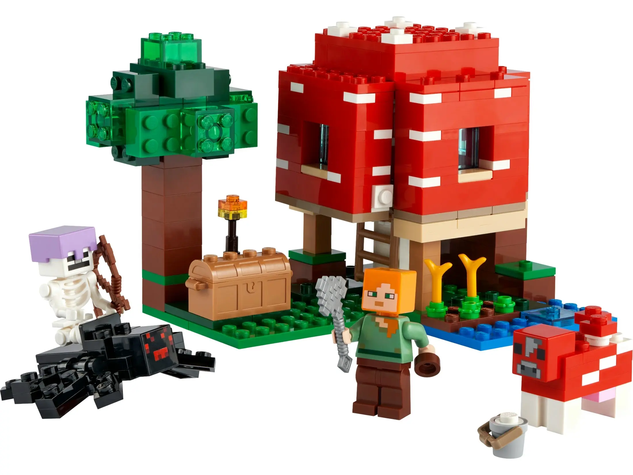 LEGO 21179 The Mushroom House - Minecraft