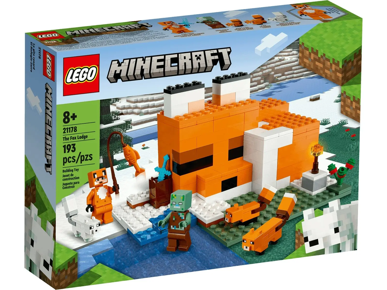 LEGO 21178 The Fox Lodge - Minecraft