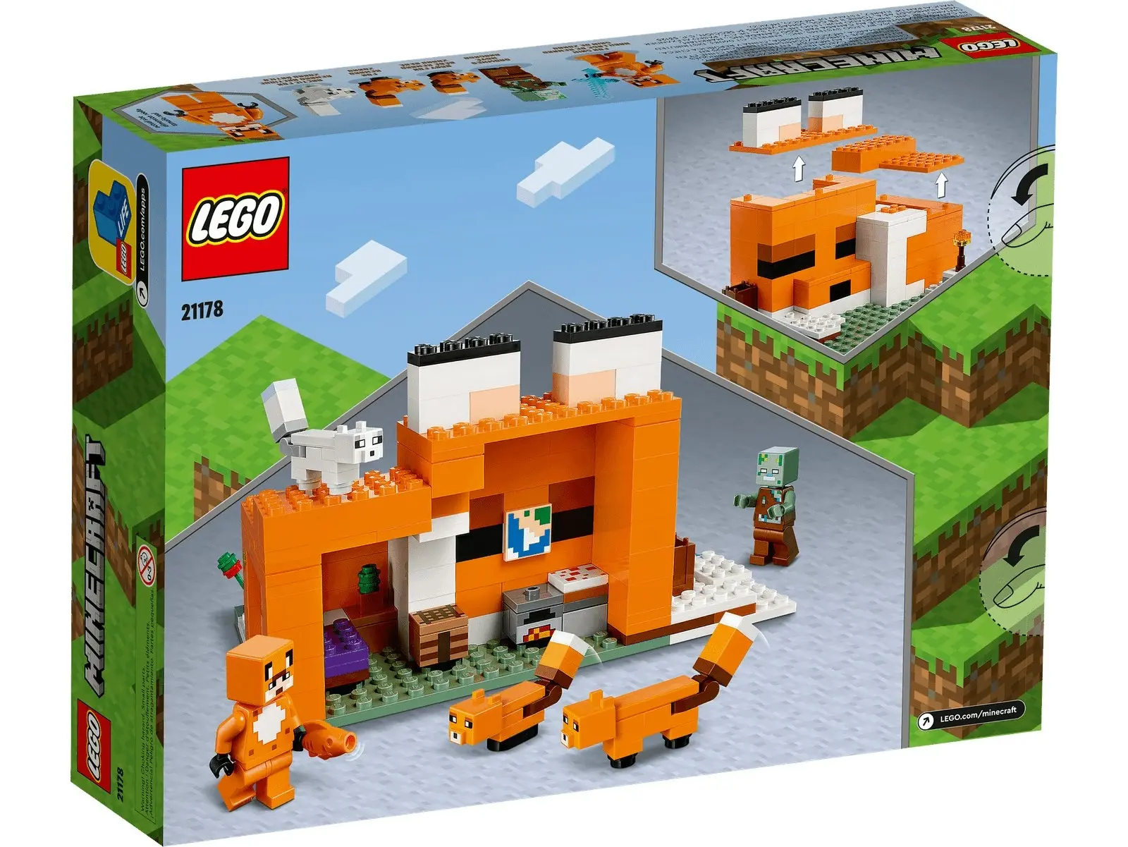 LEGO 21178 The Fox Lodge - Minecraft