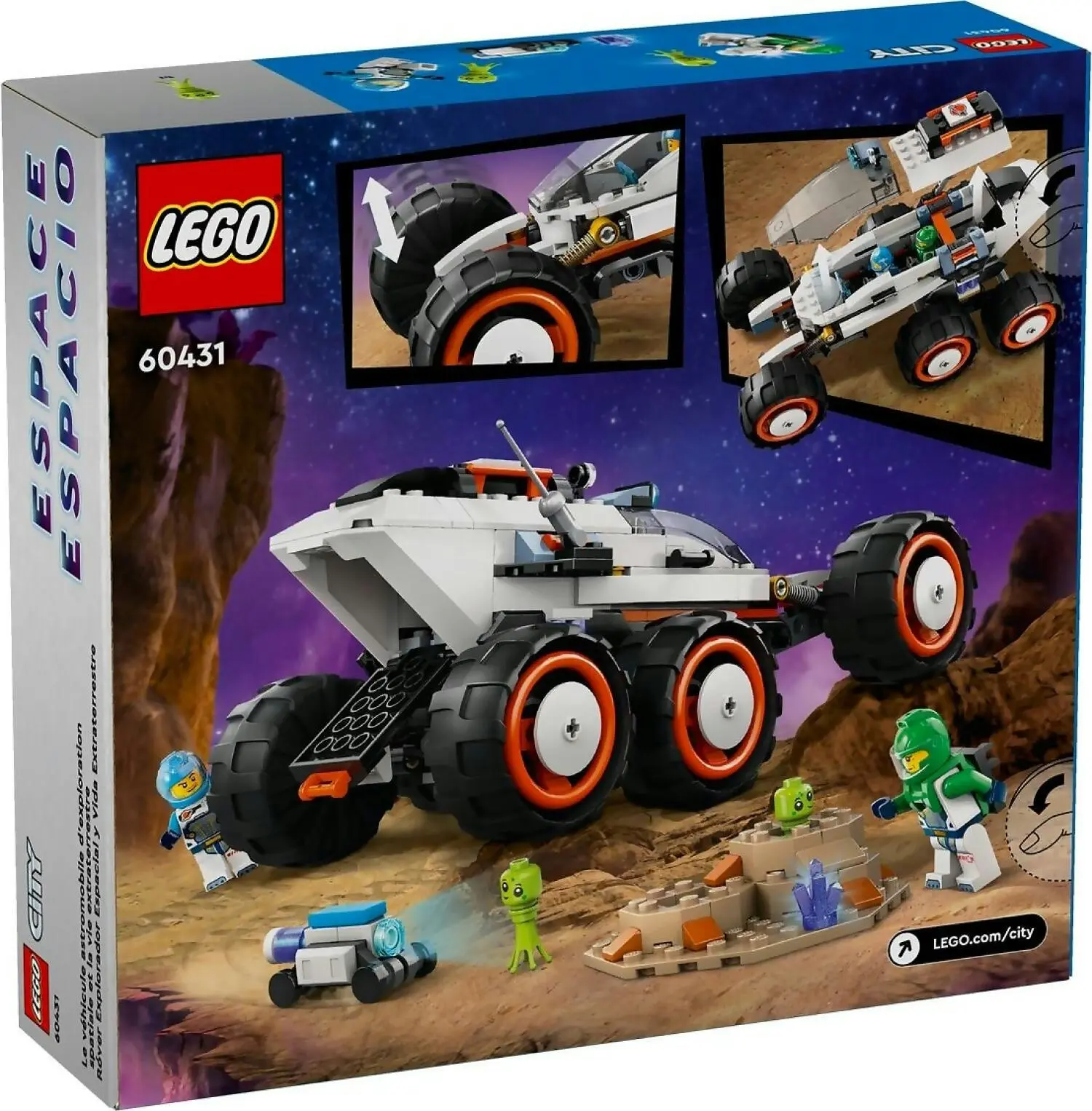 LEGO 60431 Space Explorer Rover and Alien Life - City