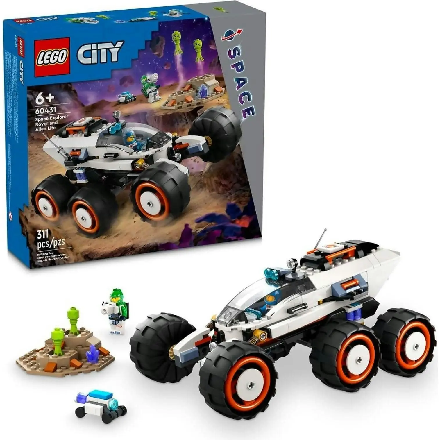 LEGO 60431 Space Explorer Rover and Alien Life - City