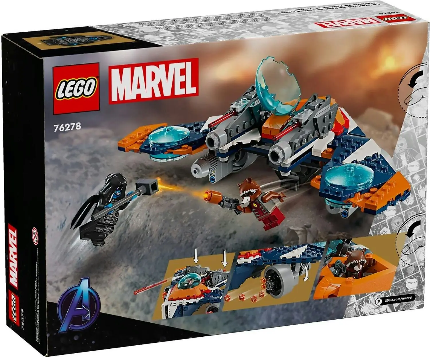 LEGO 76278 Rocket's Warbird vs. Ronan - Super Heroes Marvel