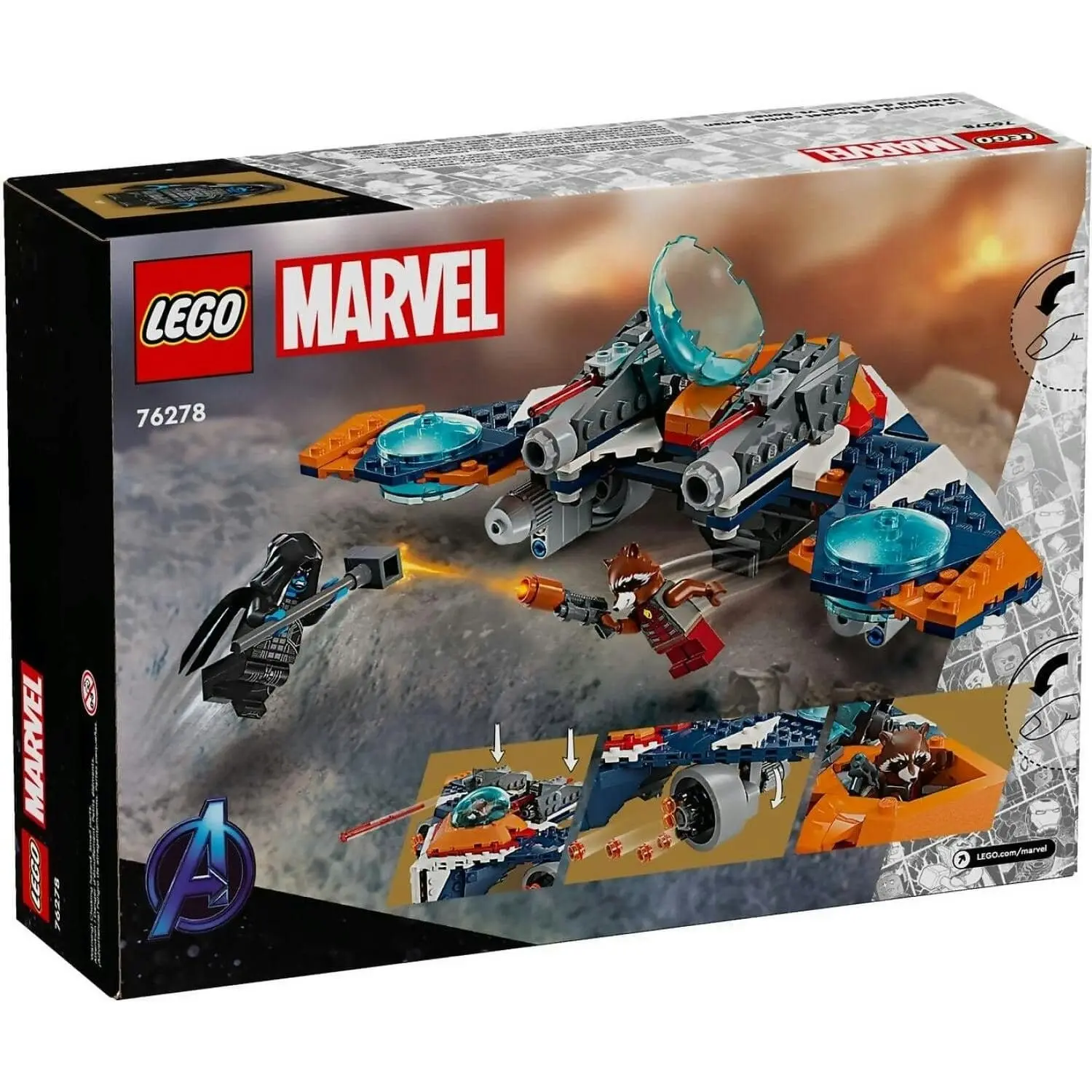 LEGO 76278 Rocket's Warbird vs. Ronan - Super Heroes Marvel