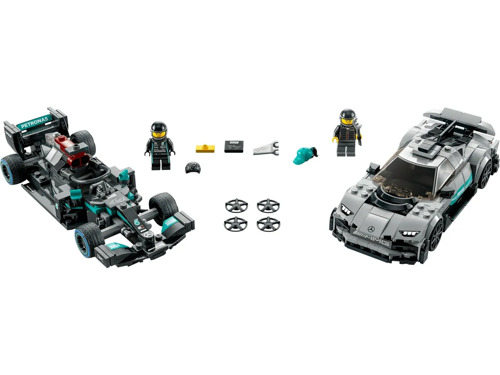 LEGO 76909 Mercedes-AMG F1 W12 E Performance & Mercedes-AMG Project One - Speed Champions