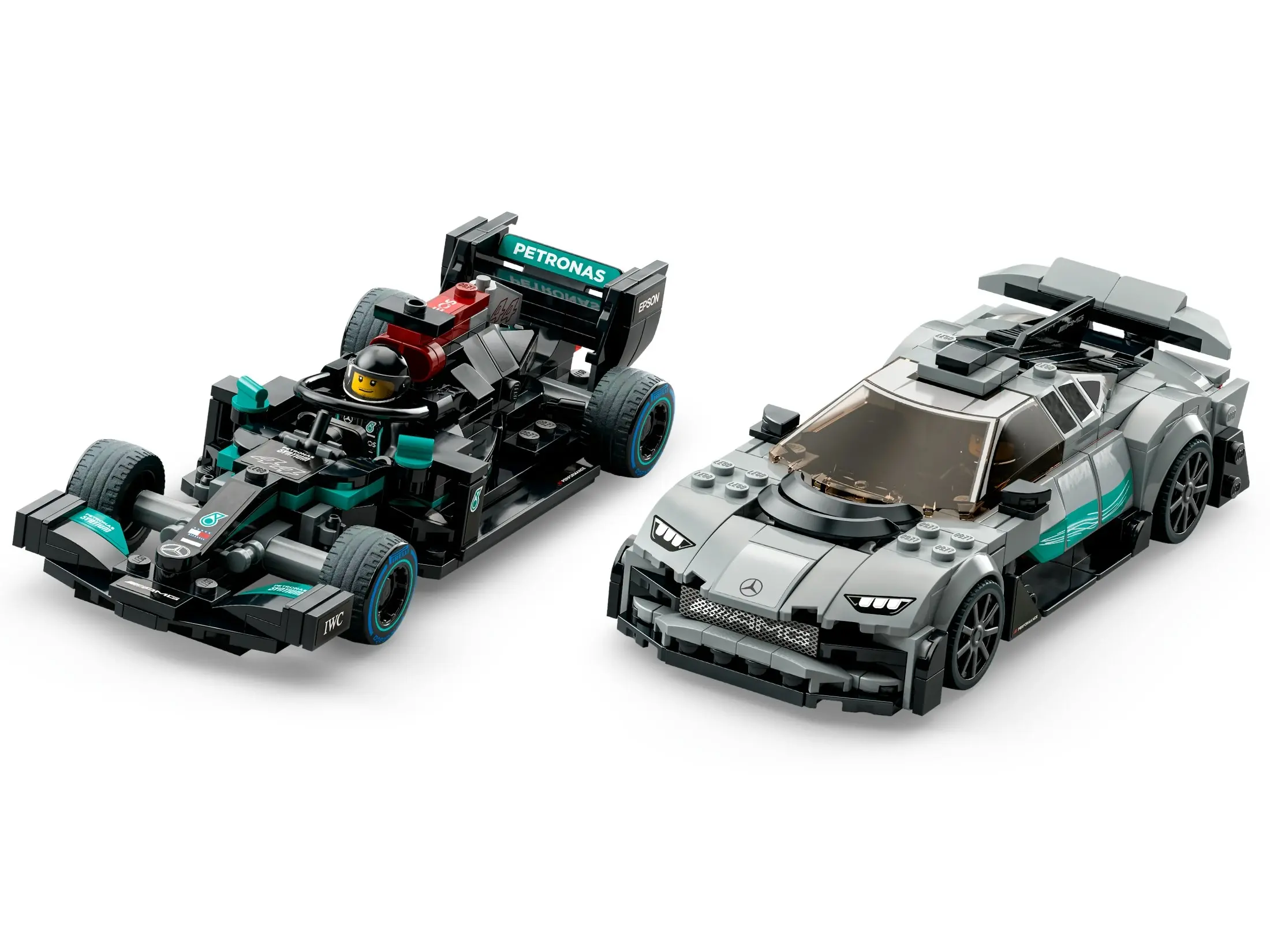 LEGO 76909 Mercedes-AMG F1 W12 E Performance & Mercedes-AMG Project One - Speed Champions