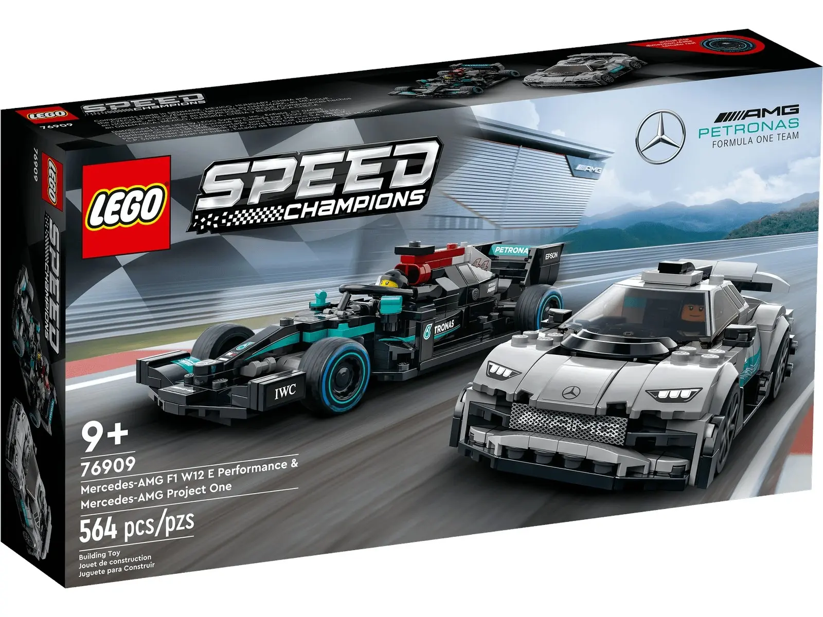 LEGO 76909 Mercedes-AMG F1 W12 E Performance & Mercedes-AMG Project One - Speed Champions