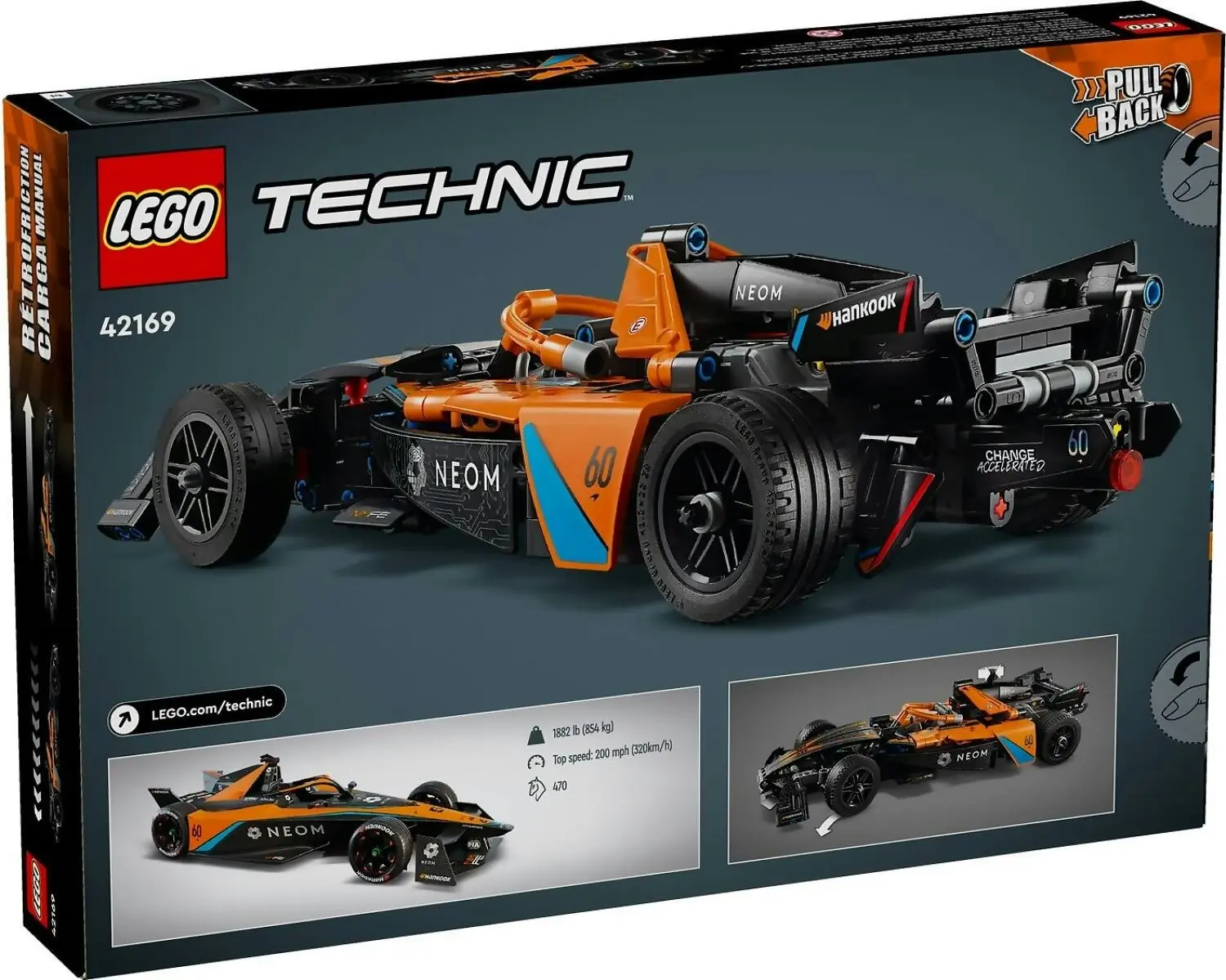 LEGO 42169 NEOM McLaren Formula E Race Car - Technic