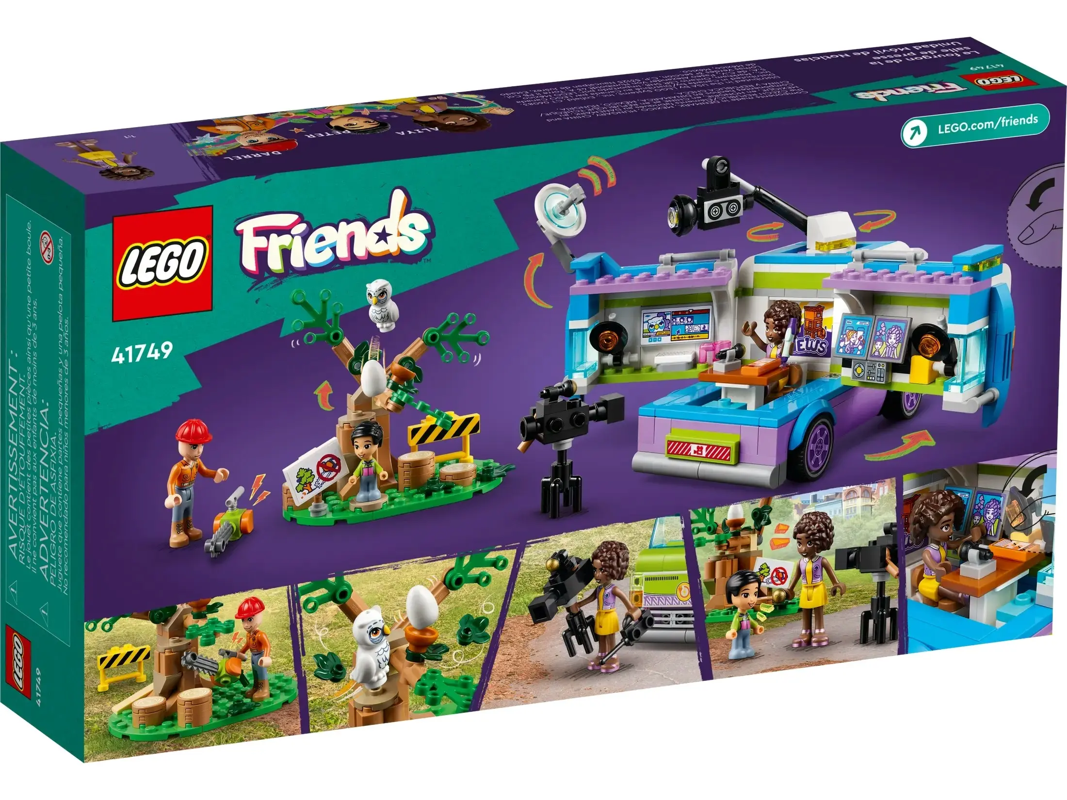 LEGO 41749 Newsroom Van - Friends