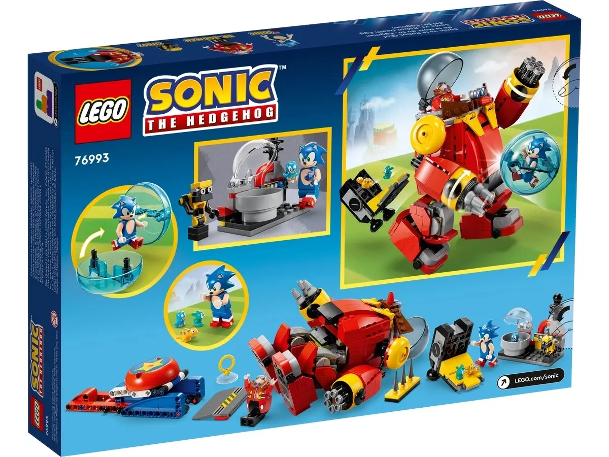 LEGO 76993 Sonic vs. Dr. Eggman's Death Egg Robot - Sonic the Hedgehog