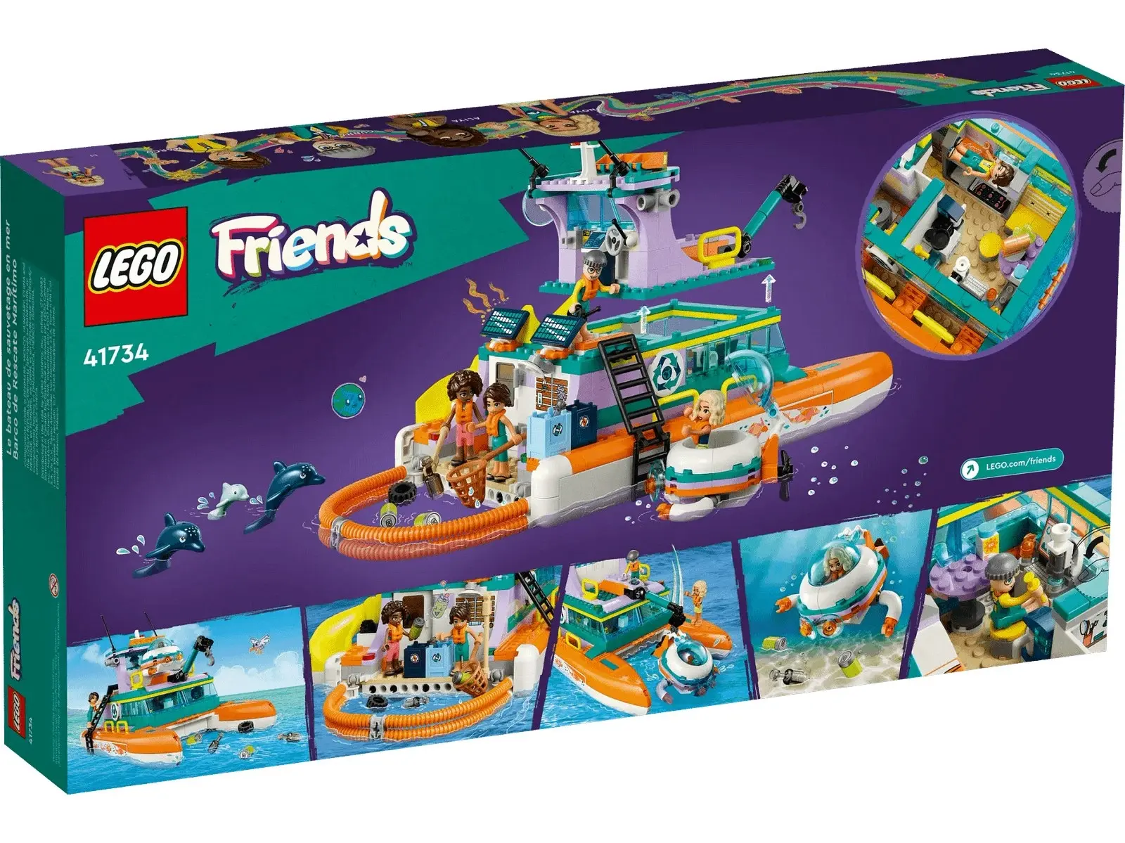 LEGO 41734 Sea Rescue Boat - Friends