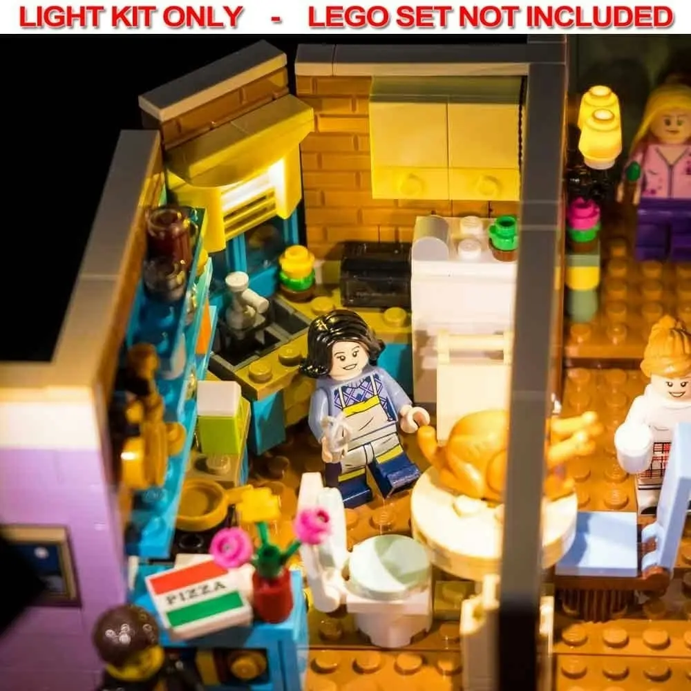 Light My Bricks - LIGHT KIT for LEGO The Friends Apartments 10292