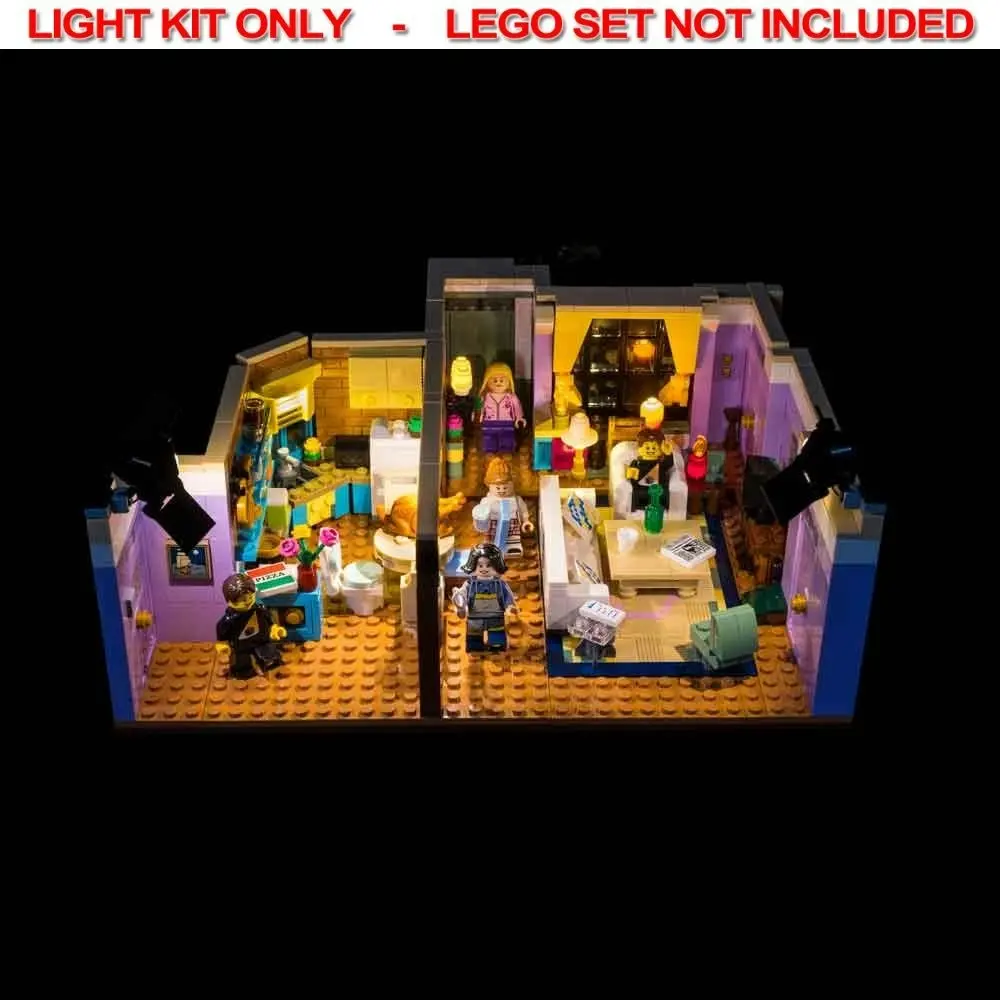 Light My Bricks - LIGHT KIT for LEGO The Friends Apartments 10292