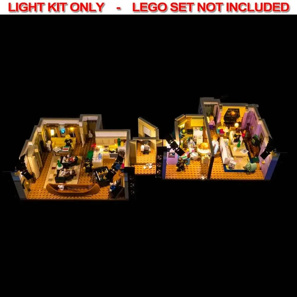 Light My Bricks - LIGHT KIT for LEGO The Friends Apartments 10292