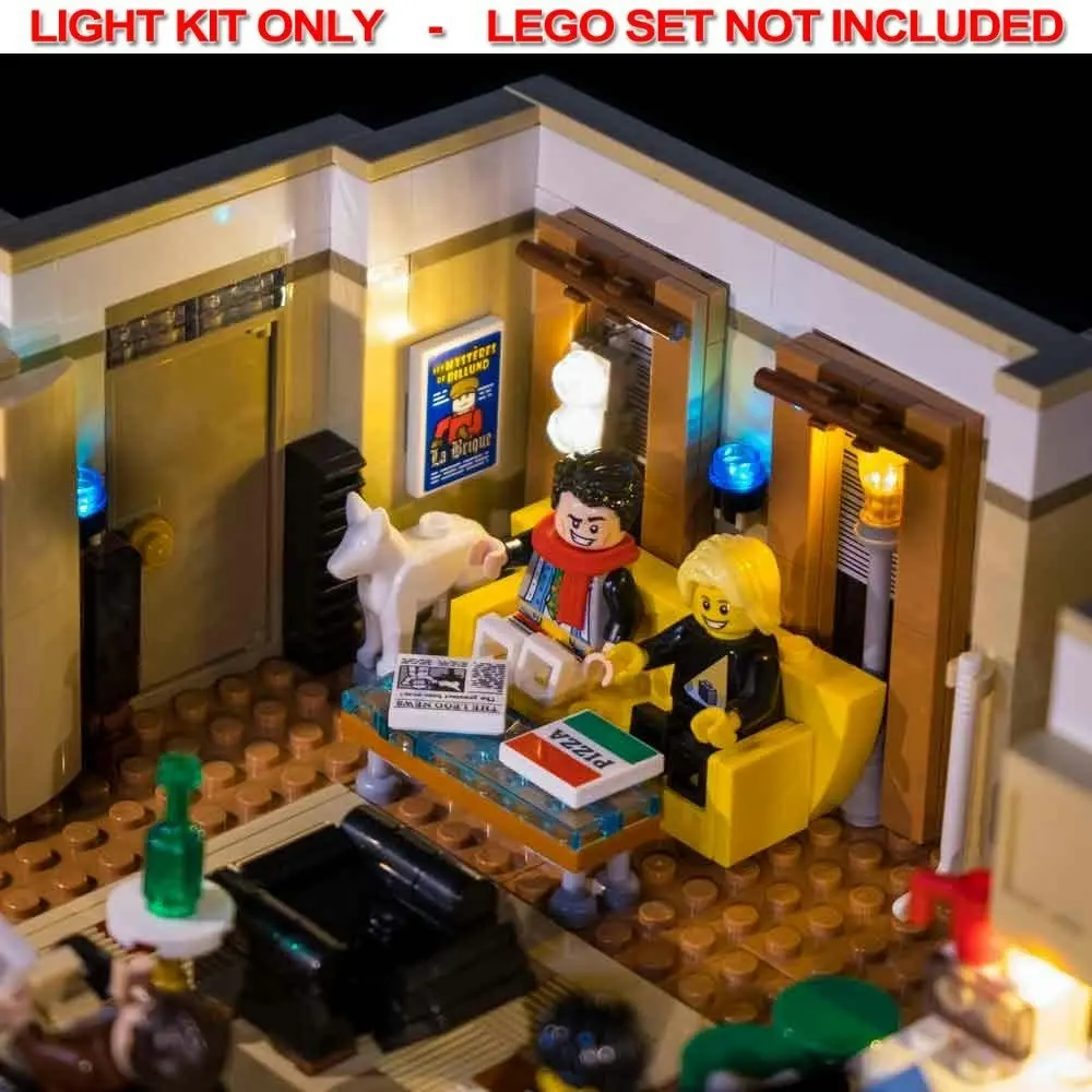 Light My Bricks - LIGHT KIT for LEGO The Friends Apartments 10292