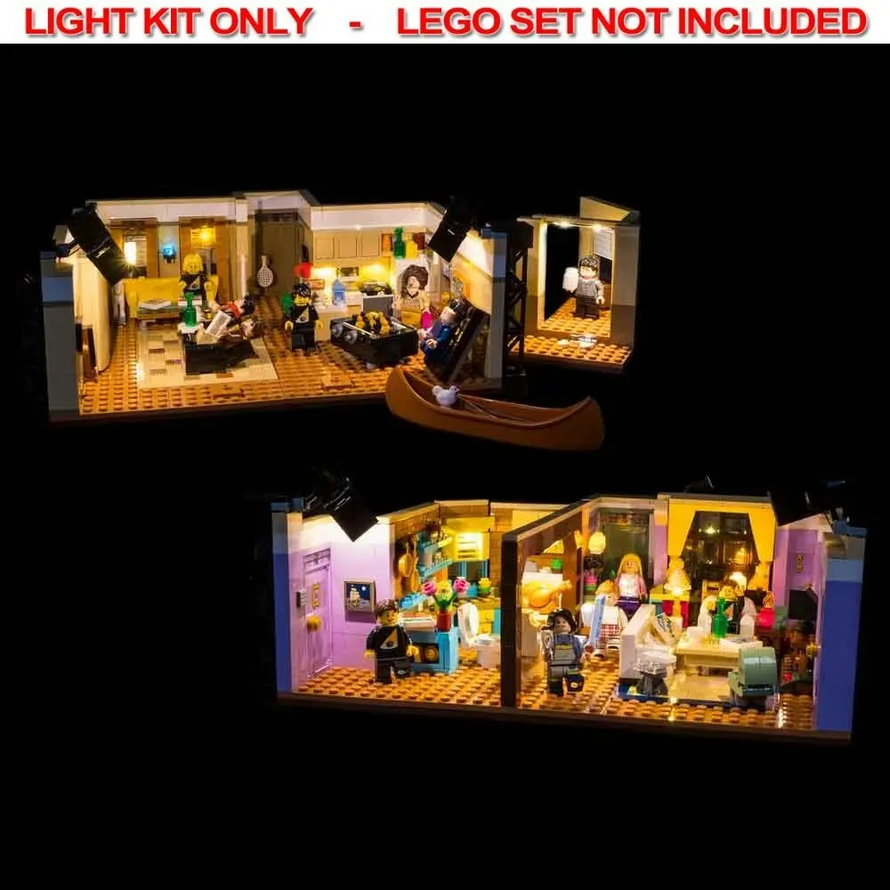 Light My Bricks - LIGHT KIT for LEGO The Friends Apartments 10292