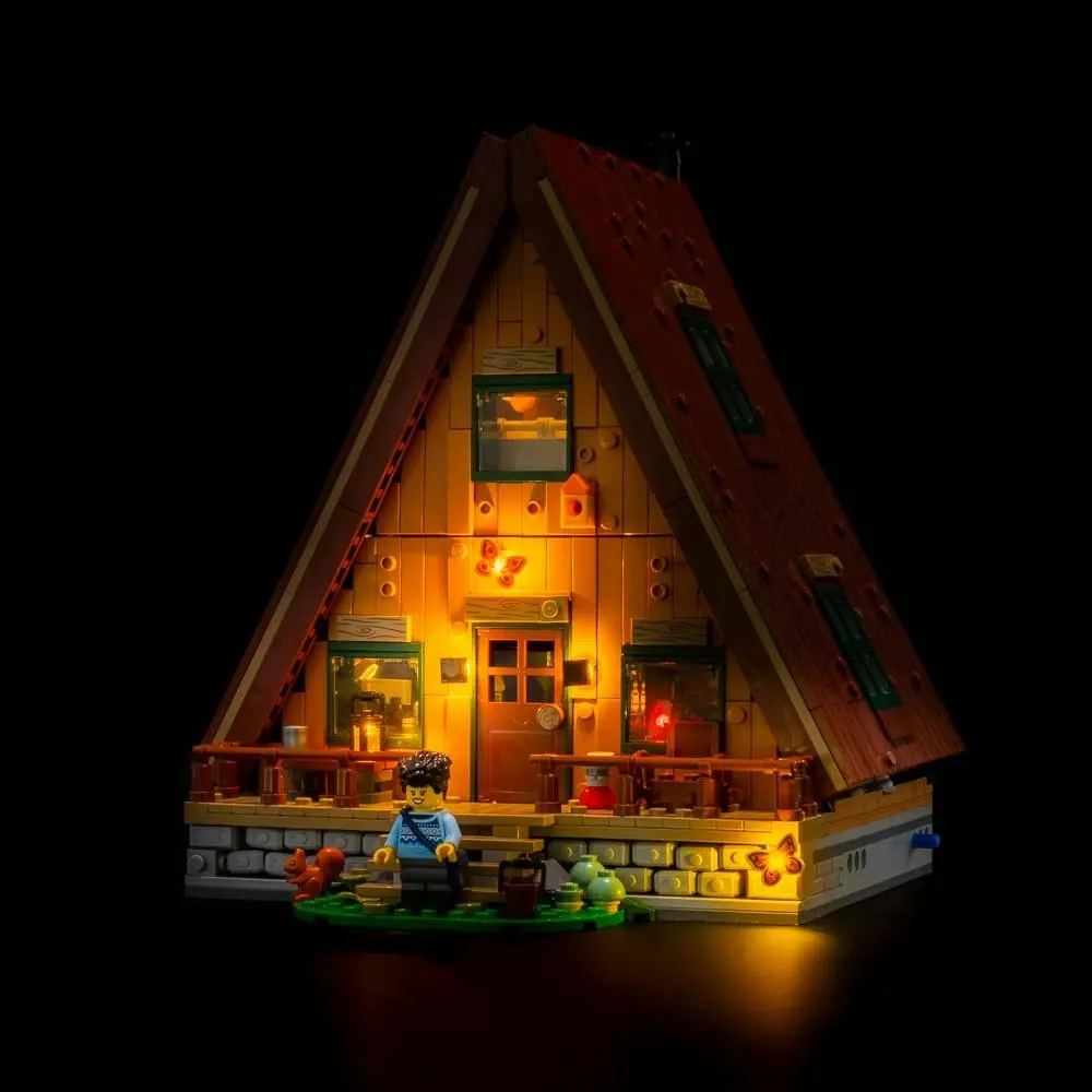 Light My Bricks - Light Kit For LEGO A-Frame Cabin 21338