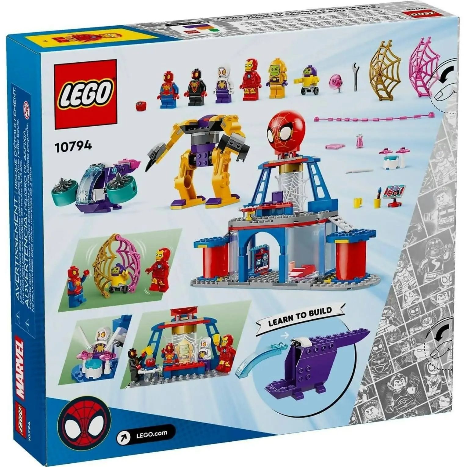 LEGO 10794 Team Spidey Web Spinner Headquarters - Marvel Spidey Super Heroes 4+