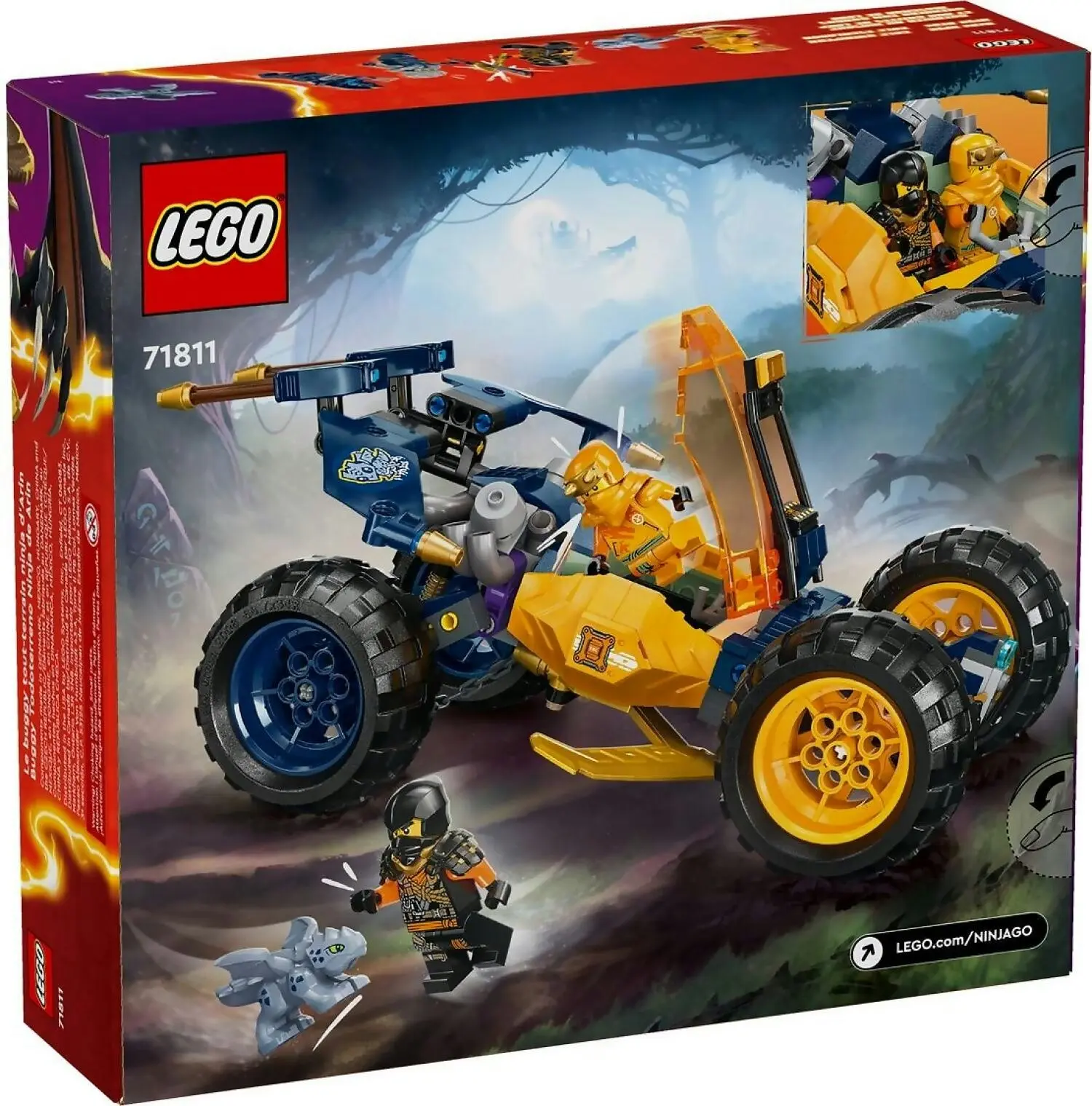 LEGO 71811 Arin's Ninja Off-Road Buggy Car - Ninjago