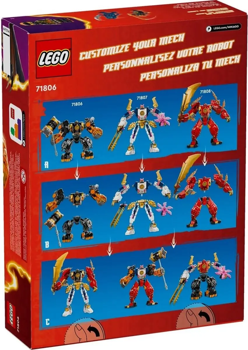 LEGO 71806 Cole's Elemental Earth Mech - Ninjago