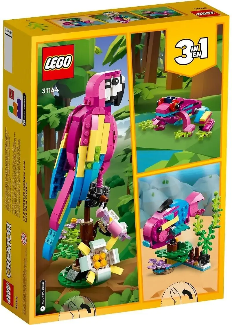 LEGO 31144 Exotic Pink Parrot - Creator 3in1