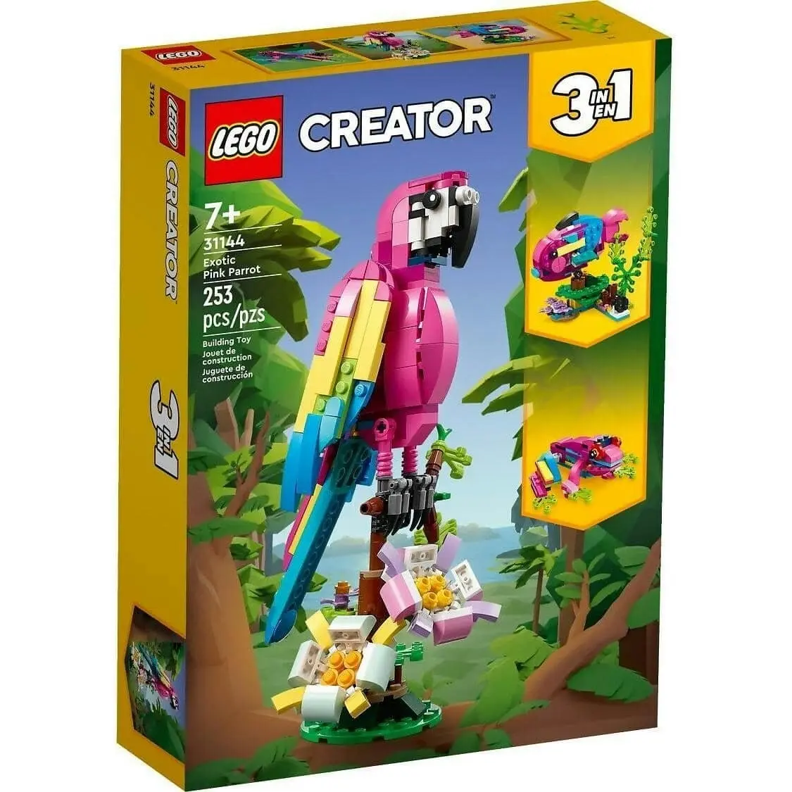 LEGO 31144 Exotic Pink Parrot - Creator 3in1