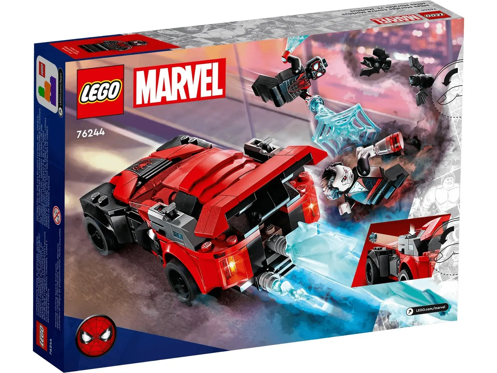 LEGO 76244 Miles Morales Vs Morbius - Marvel Super Heroes