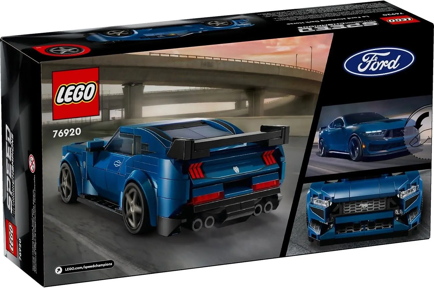 LEGO 76920 Ford Mustang Dark Horse Sports Car - Speed Champions