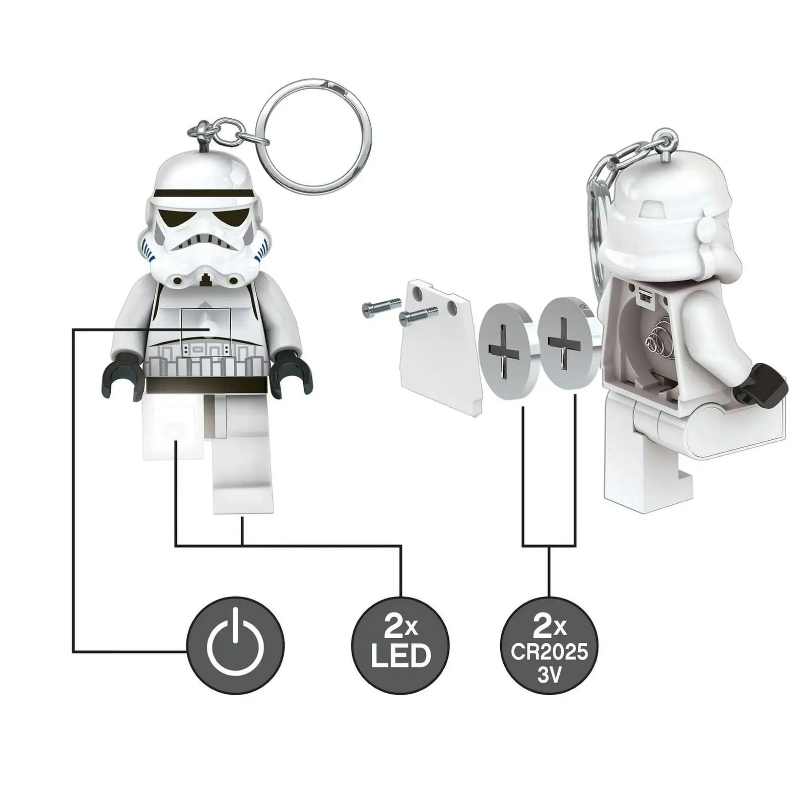 LEGO Stormtrooper LED KEY LIGHT