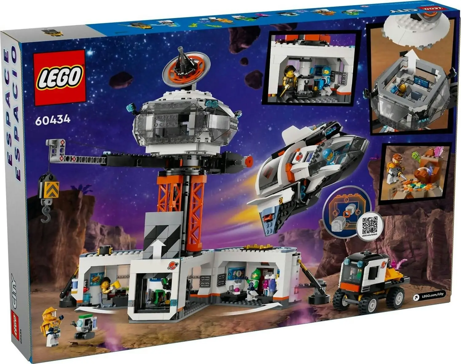 LEGO 60434 Space Base and Rocket Launchpad - City